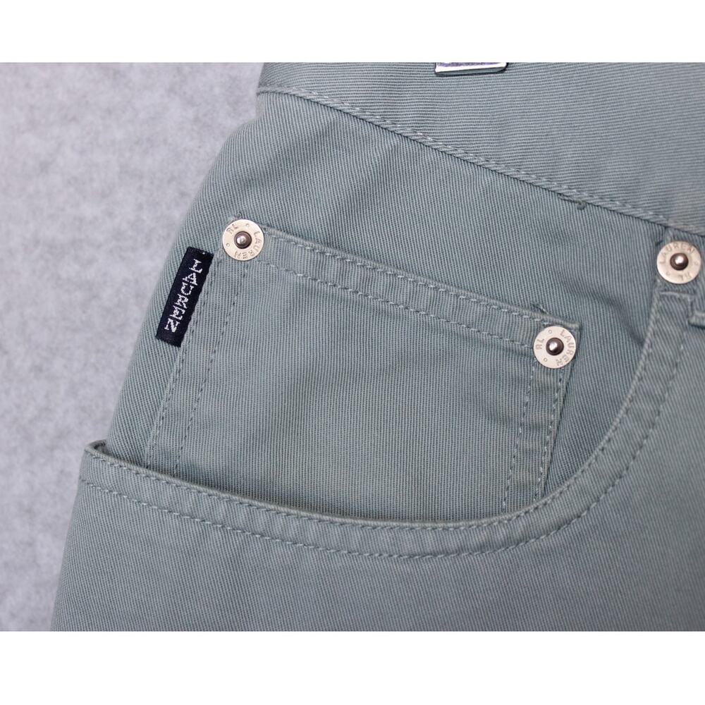 Lauren Ralph Lauren Women's Size 6 Green Denim Jeans - Picture 4 of 7